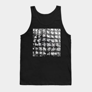 Alien Arcane Aesthic AiArt Alien runes 1 Tank Top